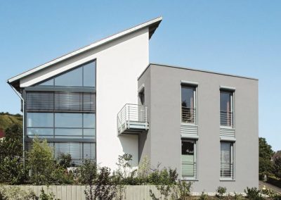 Huis met kunststof kozijnen