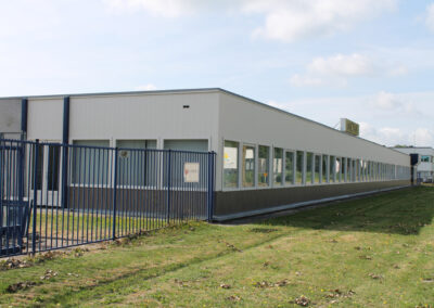 Gebouw met duurzame gevelbekleding. Uitgevoerd door VTL-Montage.