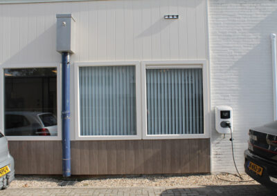 Gebouw met duurzame gevelbekleding. Uitgevoerd door VTL-Montage.